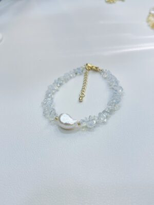 Hainan Pearl Baroque Necklace, Natural Pearl Vintage Style for Women Daily Wear & Gifting