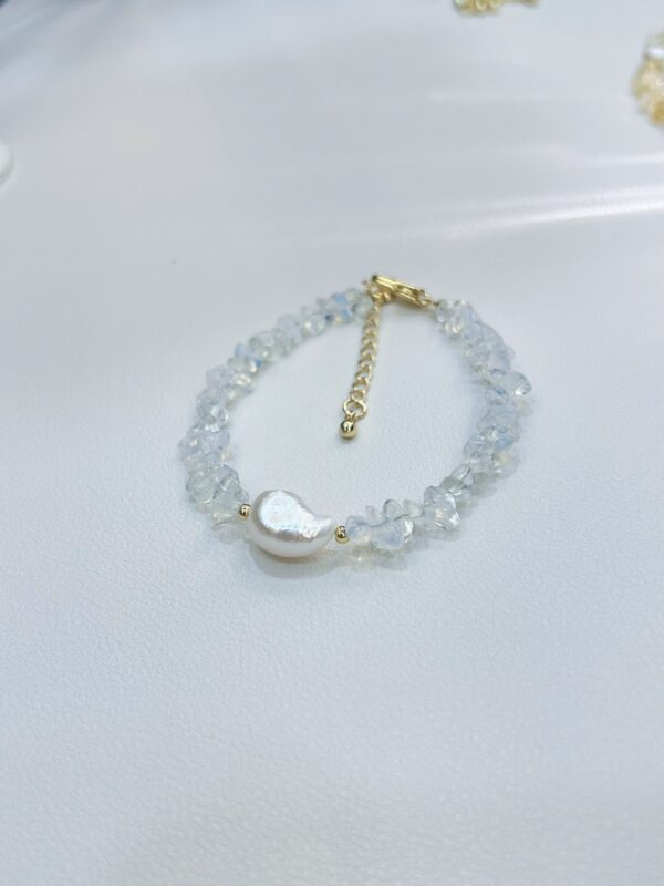 Hainan Pearl Baroque Necklace, Natural Pearl Vintage Style for Women Daily Wear & Gifting